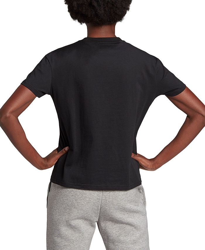 adidas Women's Printed Logo T-Shirt & Reviews - Tops - Women - Macy's