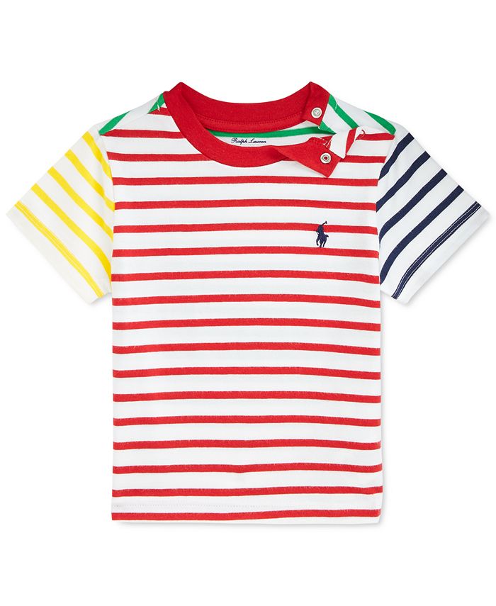 Polo Ralph Lauren Baby Boys Striped Cotton TShirt Macy's