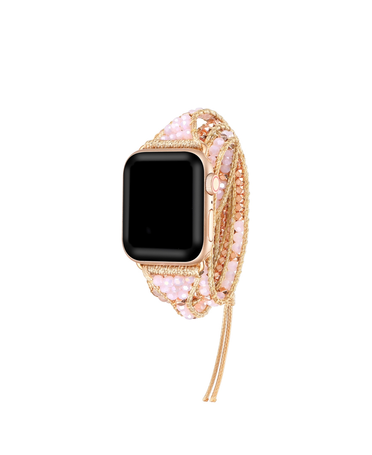 Men's and Women's Rose Gold Pink Jewelry Wrap for Apple Watch 42mm - Multi