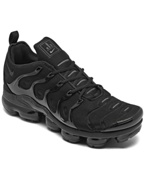 Shop Nike Men's Air Vapormax Plus Running Sneakers From Finish Line In Black