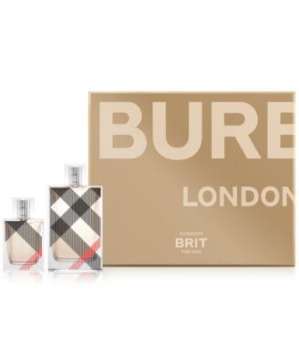 burberry brit perfume for her gift set