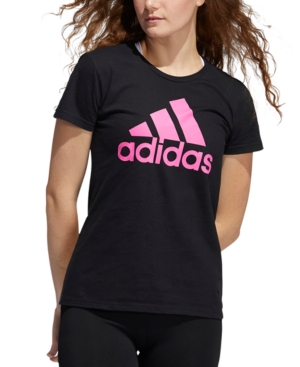 Adidas Originals Adidas Women's Cotton Badge Of Sport T-shirt In Orange