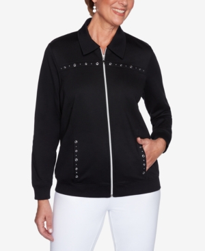 Alfred Dunner Women's Missy Clean Getaway Jacket