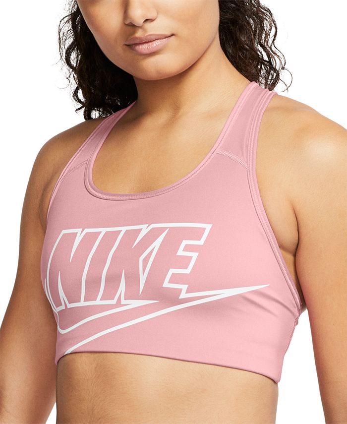 Nike Women's Futura Racerback Compression Medium Impact Sports Bra - Macy's