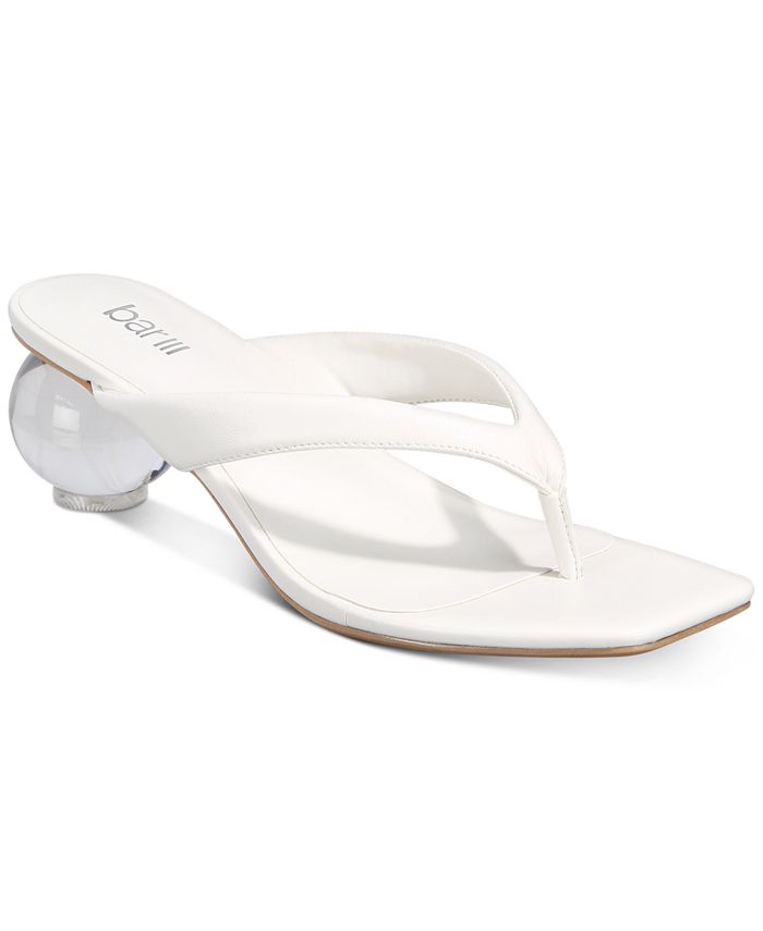 Bar III Corteta Thong BallHeel Sandals, Created for Macy's & Reviews