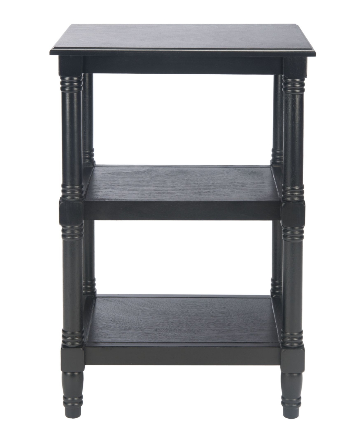Safavieh Couture Cassie 3 Shelf Accent Table In Black