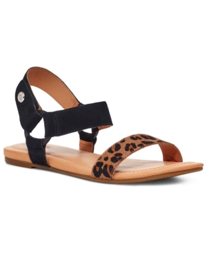 Ugg Women's Rynell Leopard Flat Sandals
