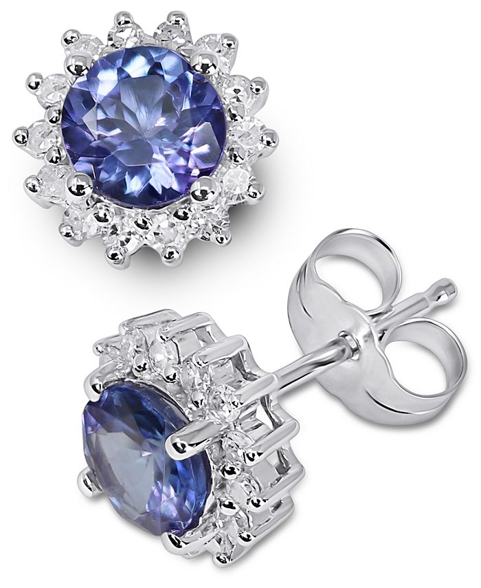 Macy's sales tanzanite earrings