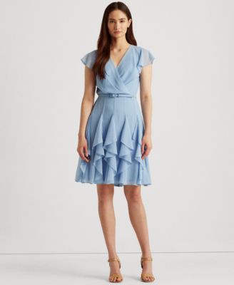 ralph lauren ruffled dress