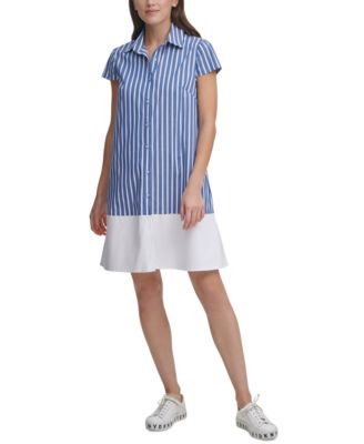 DKNY - Short-Sleeve Shirtdress