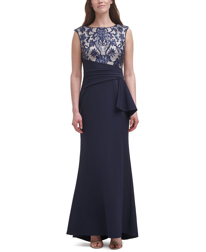 vince camuto sequin gown
