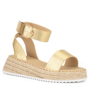 Olivia Miller Women's Almond Beach Espadrille Sandals Women's Shoes