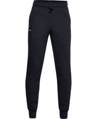 under armour fleece poly joggers junior