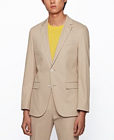 BOSS Men's Micro-Patterned Slim-Fit Suit