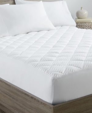 Charter Club Continuous Support Mattress Pad, Queen, Created For Macy's In White
