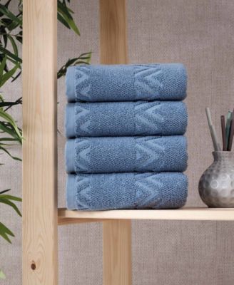 Turkish Cotton Sovrano Collection Luxury 4-Pc. Hand Towel Set