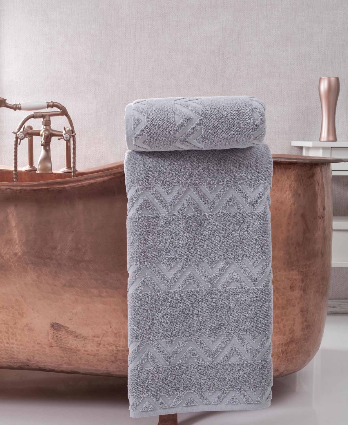 Ozan Premium Home Turkish Cotton Sovrano Collection Luxury 2-Pc. Bath Towel Set
