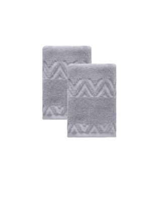 Turkish Cotton Sovrano Collection Luxury 2-Pc. Hand Towel Set