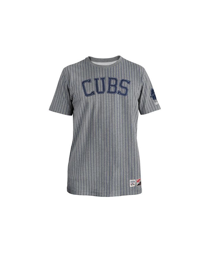 New Era Men's Chicago Cubs Throwback Pinstripe Crew Shirt - Macy's