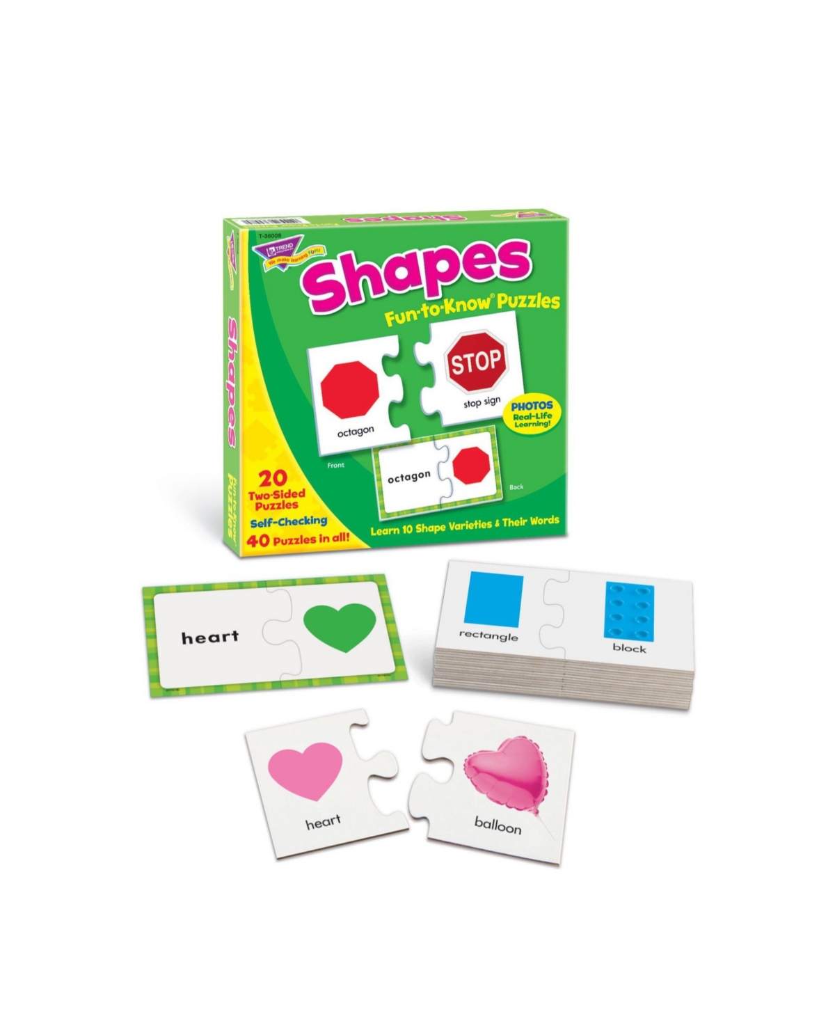 Shop Trend Enterprises Shapes Fun-to-know Puzzles In Open Misce