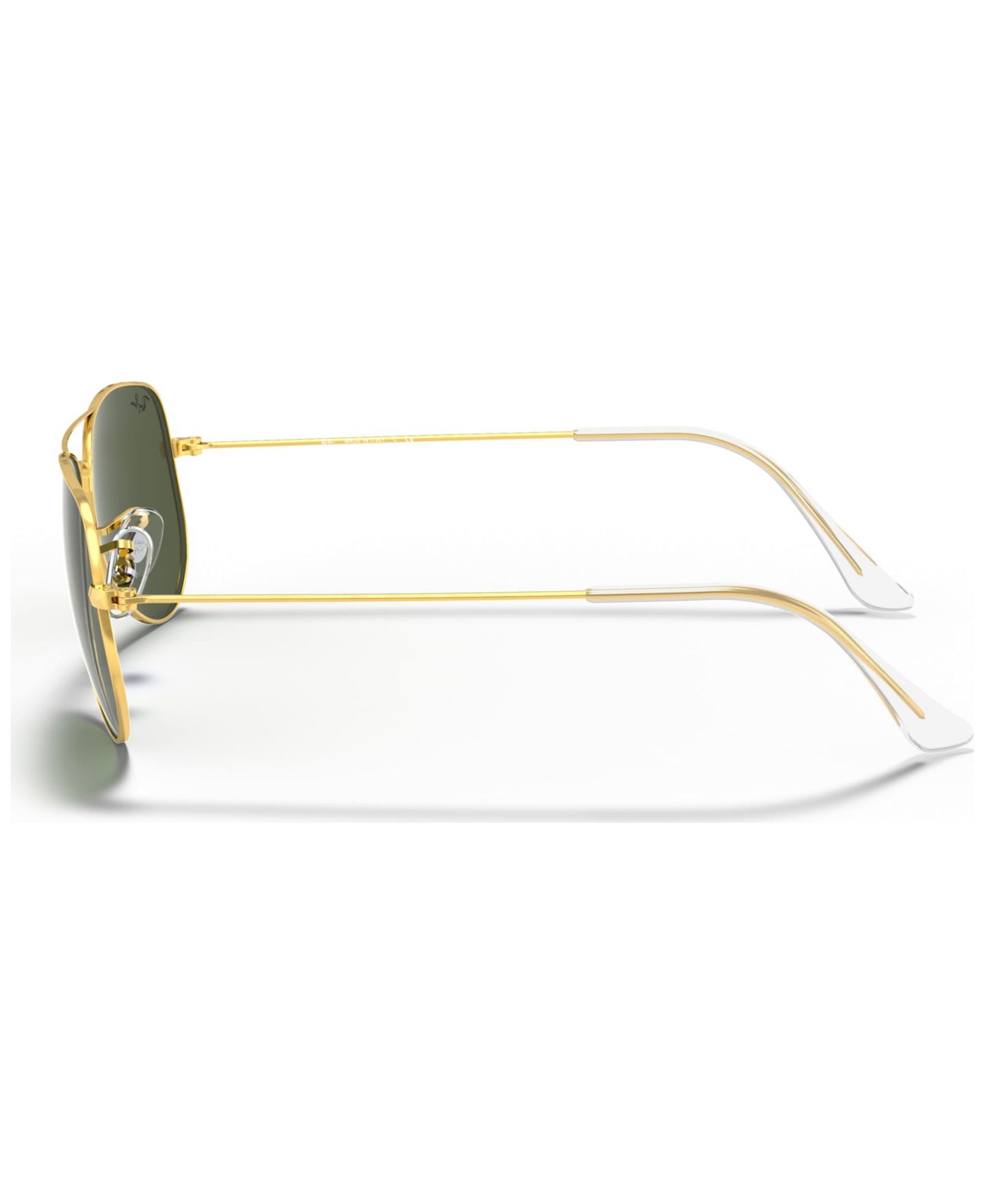 Женские солнцезащитные очки Ray-Ban Sunglasses, RB3044 Aviator Small, цвет: Золотой блестящий / Серый — фото 2