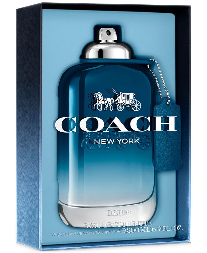 COACH Men's Blue Eau de Toilette Spray, 6.7oz. Macy's