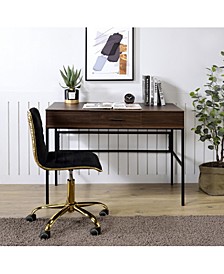 Verster Writing Desk with USB Charging Dock