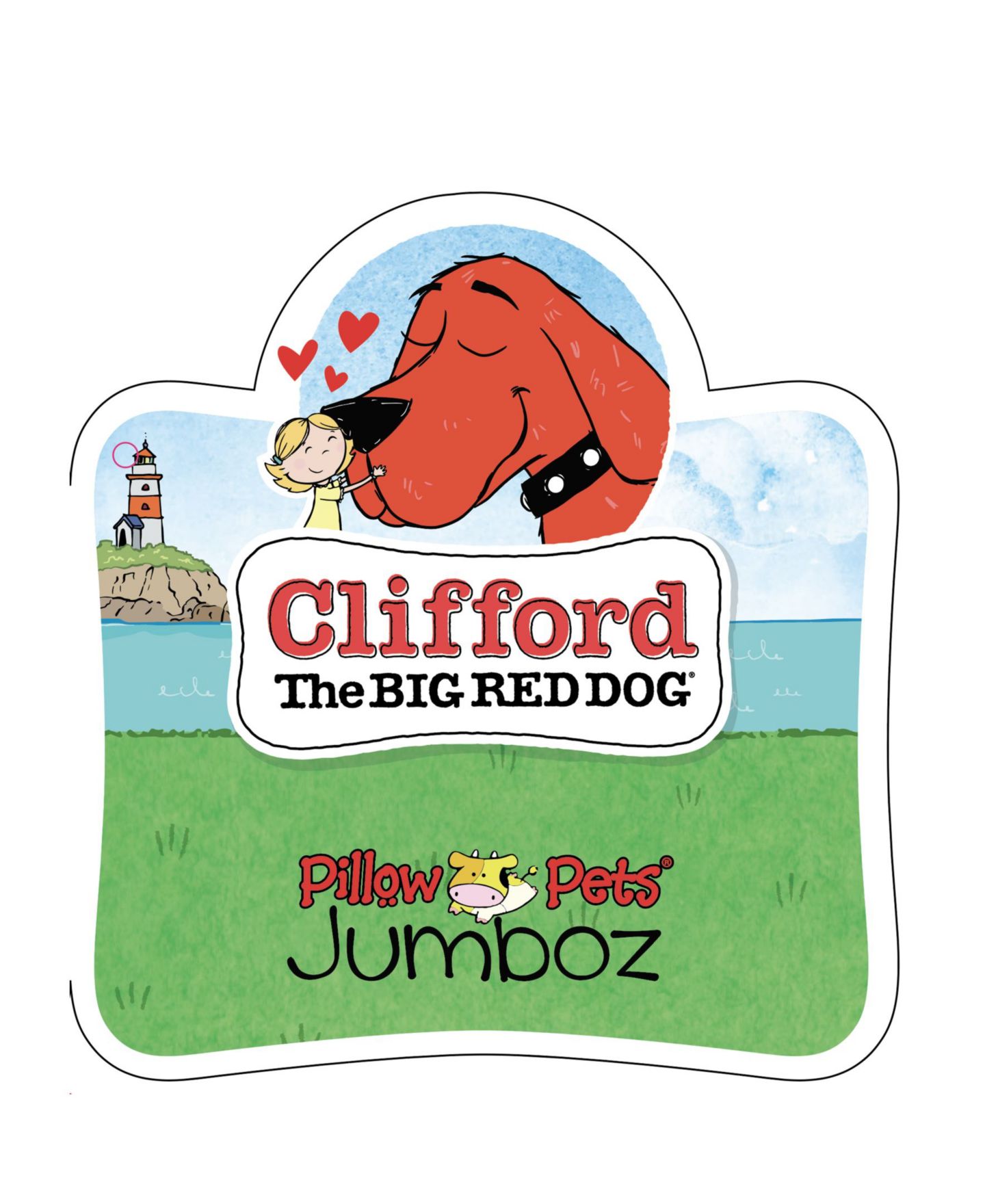 Детская мягкая игрушка Pillow Pets Clifford the Big Red Dog Jumbo 30" Plush Toy — фото 4