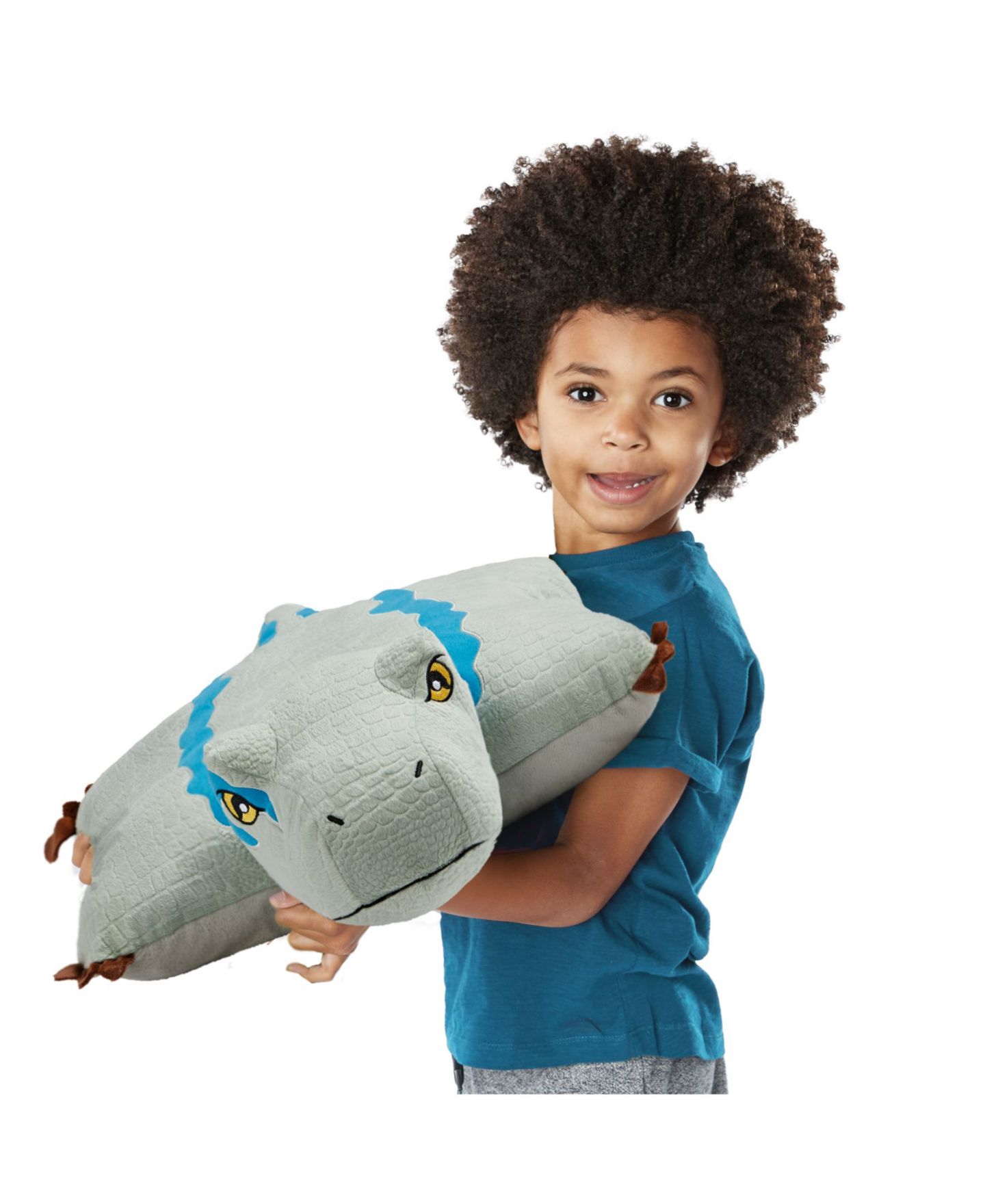 Детская мягкая игрушка Pillow Pets Jurassic World Blue 16" Plush — фото 3