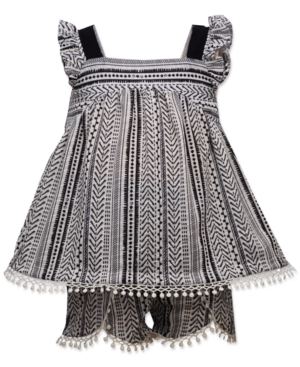 Bonnie Baby Baby Girls 2-Pc Top & Tulip Shorts Set