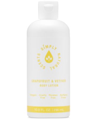 Simply Natural Scents - Grapefruit & Vetiver Body Lotion, 10-oz.