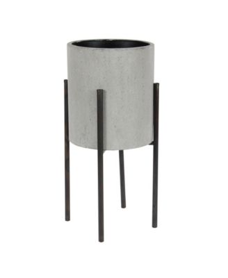 Metal Modern Planter, Set of 2