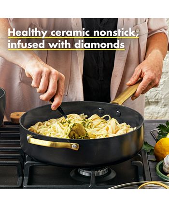 Reserve Ceramic Nonstick 12 Frypan with Lid and Helper Handle