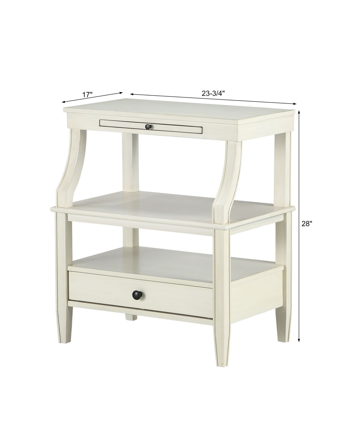 Newton Antique Storage Nightstand