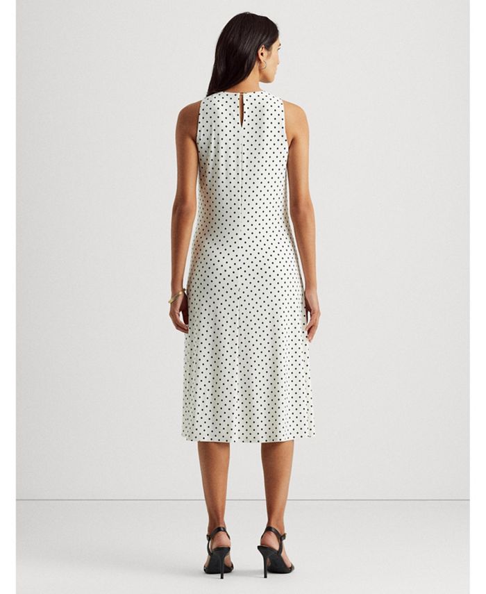 Lauren Ralph Lauren Polka Dot Jersey Midi Dress Macys 4959