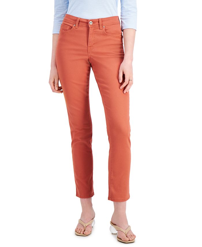 Style & Co Tummy-Control High-Rise Straight Jeans, Created for Macy's ...