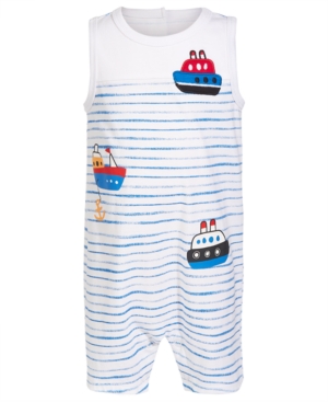 First Impressions Baby Boys Boat Cotton Sunsuit Created for Macy's
