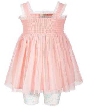 First Impressions Baby Girls Tulle Tunic & Shorts Set Created for Macy's