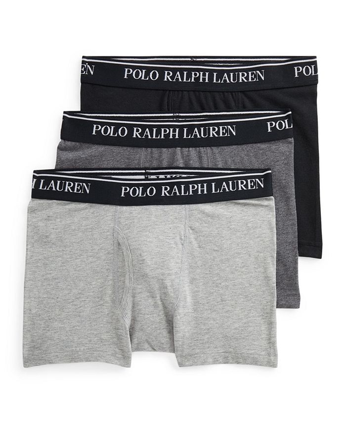 Polo Ralph Lauren Big Boys 3-Pack Boxer Briefs & Reviews - Underwear &  Socks - Kids - Macy's