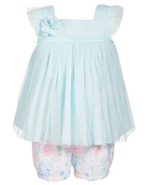 First Impressions Baby Girls Rosette 2-Piece Dress Set Created for Macy's