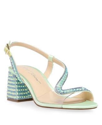 blue by betsey johnson miri evening sandals