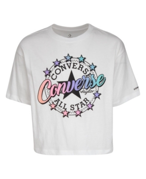 Converse Big Girls Star Chuck Patch Logo Graphic T-shirt