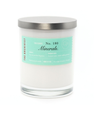 GREENMARKET PURVEYING CO. ARCHIVIST MINERALS SOY CANDLE, 10 OZ