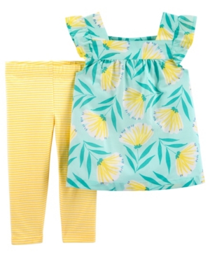 Carter's Baby Girls Floral Tank and Legging Set 2 Pieces