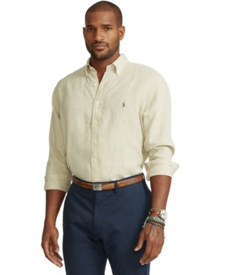 ralph lauren big and tall linen shirts