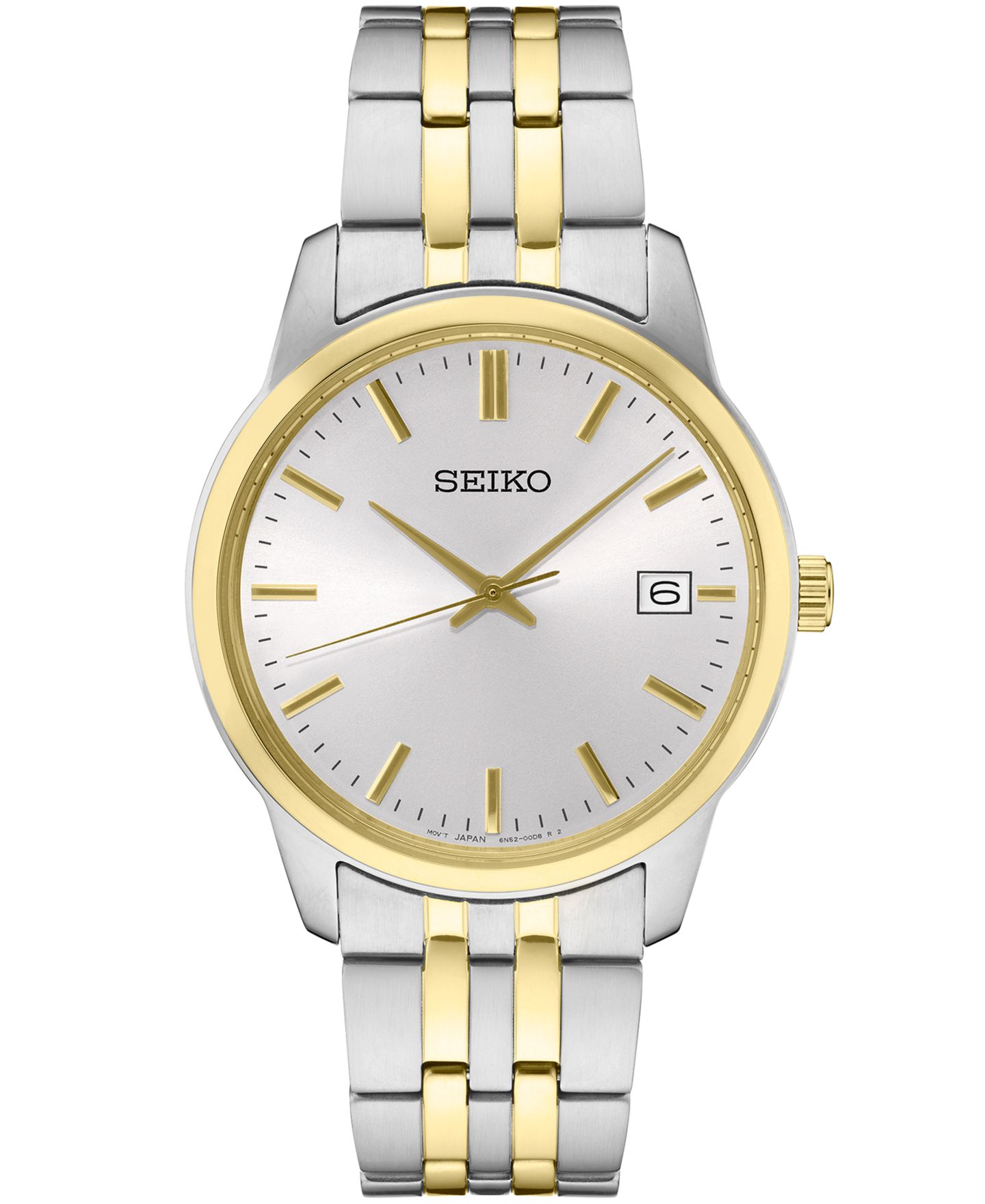 Мужские часы Seiko Essential Two-Tone Stainless Steel Bracelet Watch 40mm — фото 1