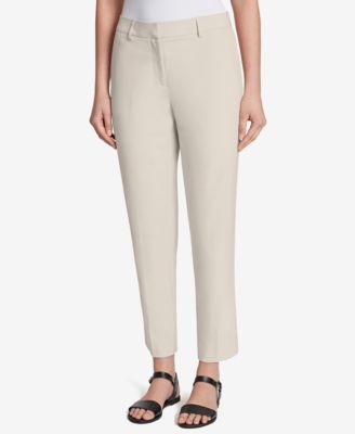 Tahari ASL Heather Bi-Stretch Ankle Pants