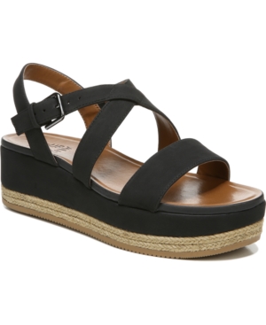 Naturalizer Nadira Ankle Strap Wedge Sandals Women's Shoes