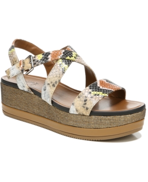 Naturalizer Nadira Ankle Strap Wedge Sandals Women's Shoes