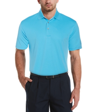 Pga Tour Men's Airflux Solid Polo Shirt